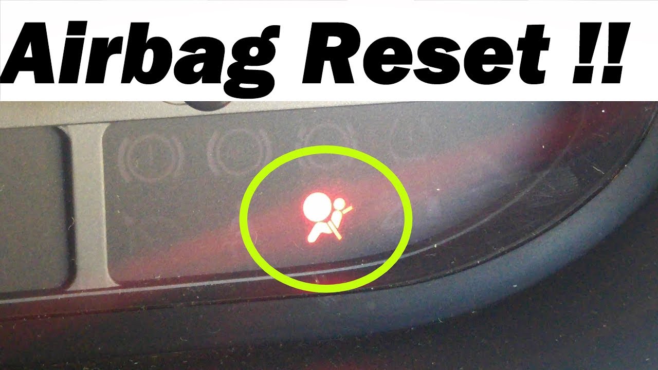 how to reset airbag sensor